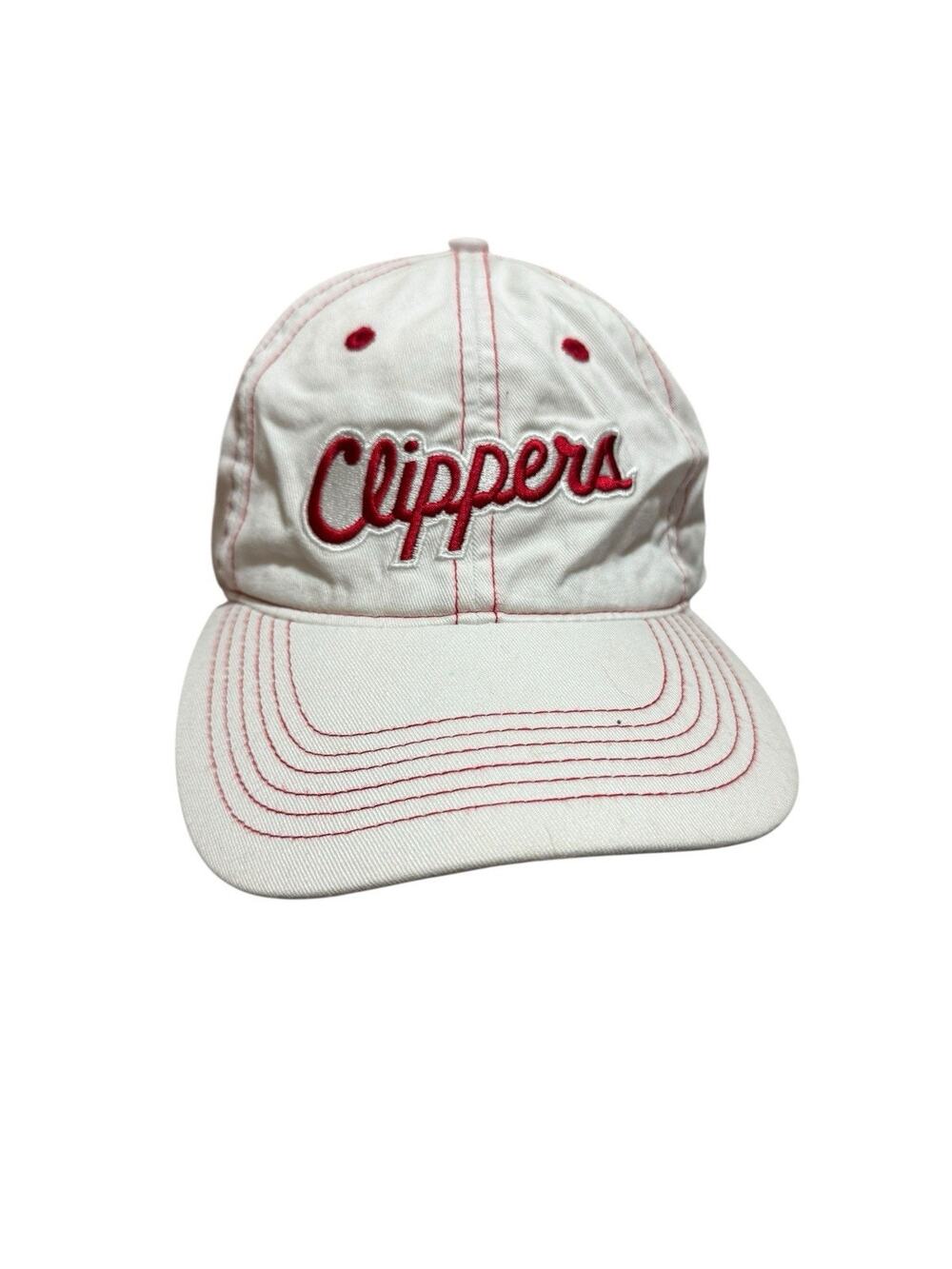 NBA Los Angeles Clippers Logo Ladies Adjustable Hat Cap Basketball White